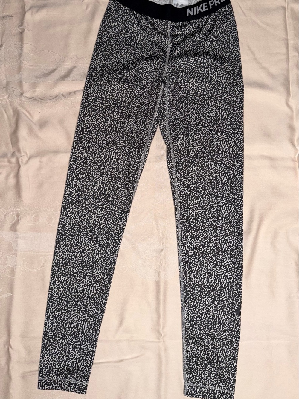 Nike Black & White Microprint Leggings